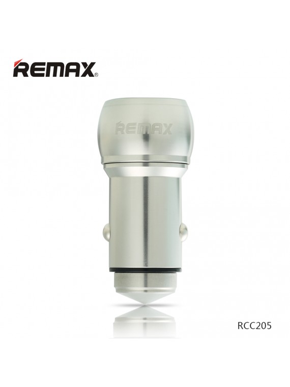 REMAX RCC205 2 USB Car Charger Silver